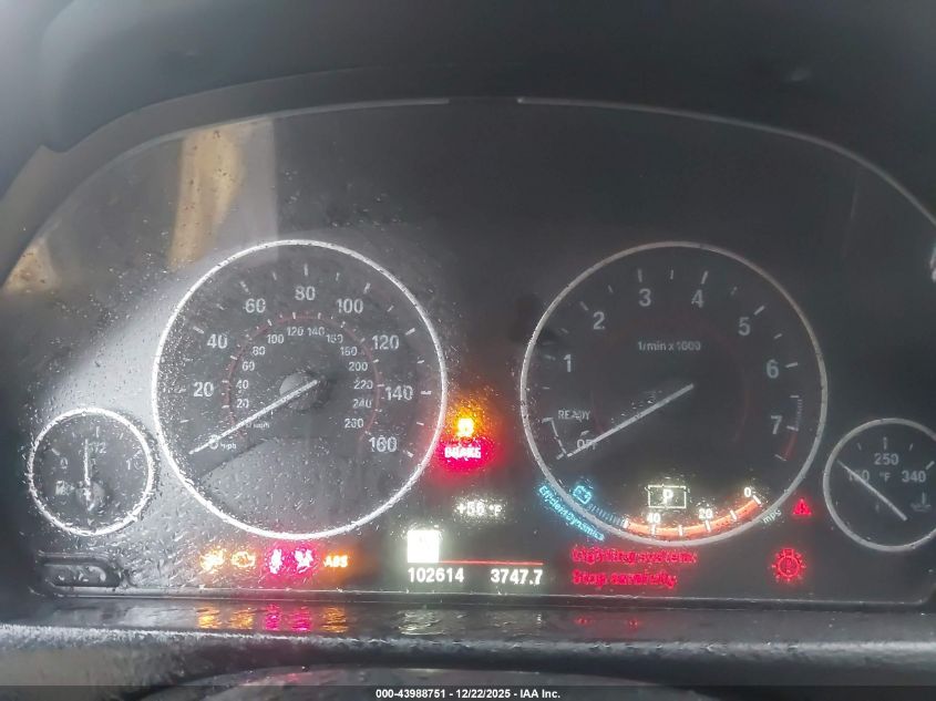 2016 BMW 328I VIN: WBA8E9G52GNT82665 Lot: 43988751