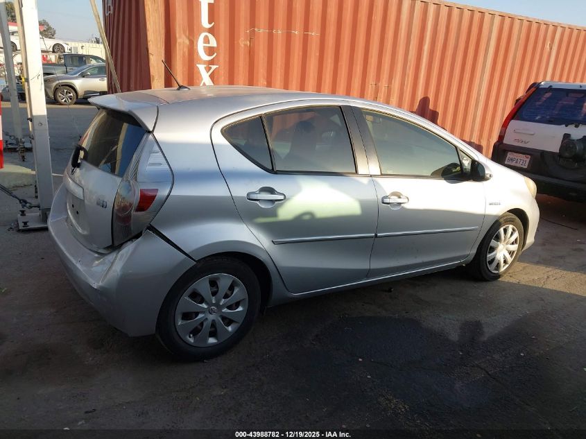 2013 Toyota Prius C One VIN: JTDKDTB31D1553794 Lot: 43988782