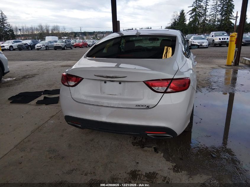 2015 Chrysler 200 S VIN: 1C3CCCBB2FN661842 Lot: 43988820
