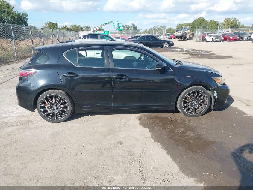 2012 Lexus Ct 200H Premium VIN: JTHKD5BH2C2114778 Lot: 43988827