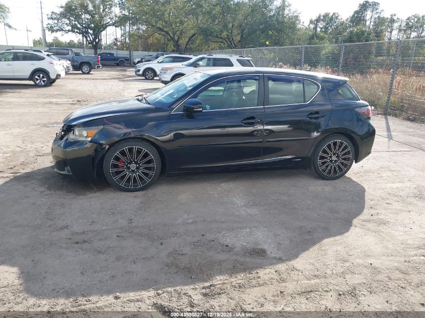 2012 Lexus Ct 200H Premium VIN: JTHKD5BH2C2114778 Lot: 43988827
