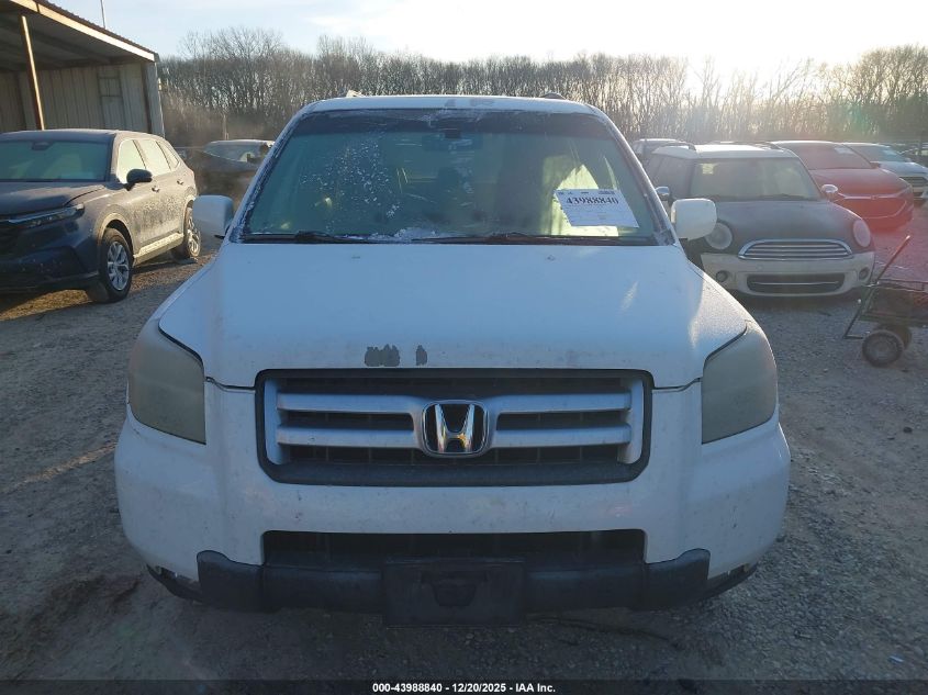 2008 Honda Pilot Ex-L VIN: 5FNYF185X8B030143 Lot: 43988840