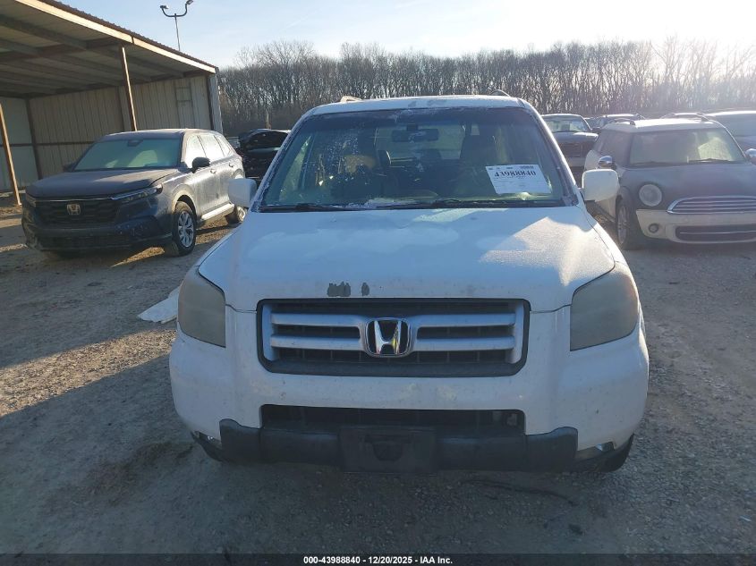 2008 Honda Pilot Ex-L VIN: 5FNYF185X8B030143 Lot: 43988840