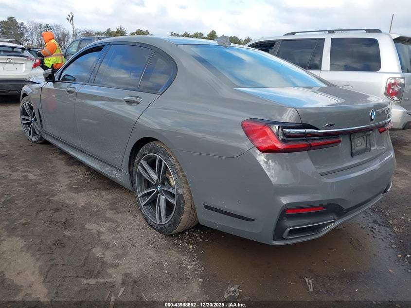 Vin: wba7u2c07lgj59780, lot: 44484560, bmw 750i xdrive 20203