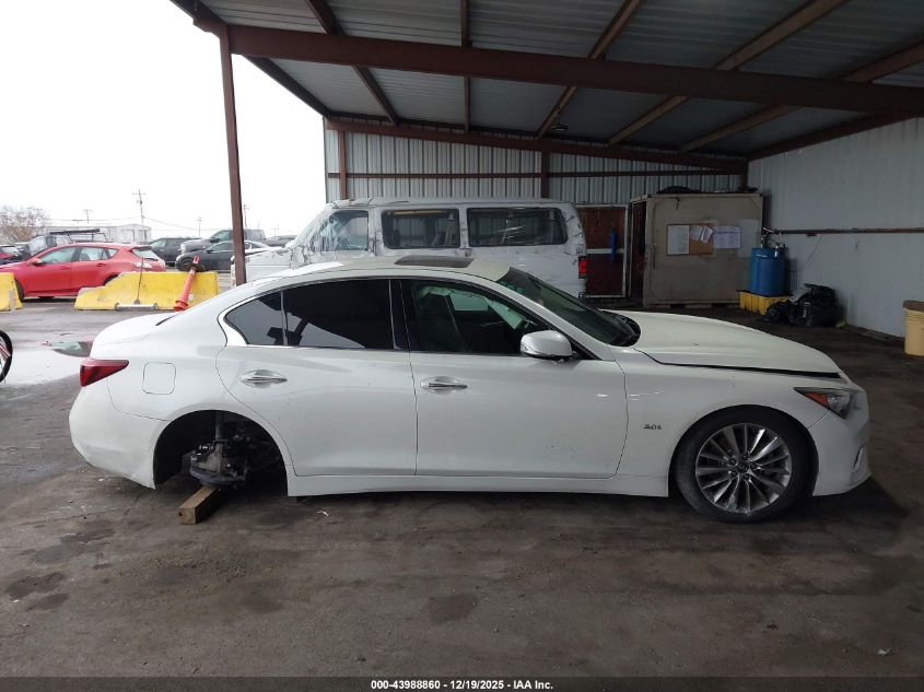 2018 Infiniti Q50 3.0T Luxe VIN: JN1EV7AP3JM357553 Lot: 43988860