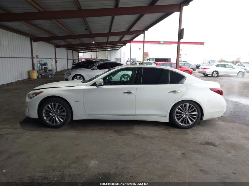 2018 Infiniti Q50 3.0T Luxe VIN: JN1EV7AP3JM357553 Lot: 43988860