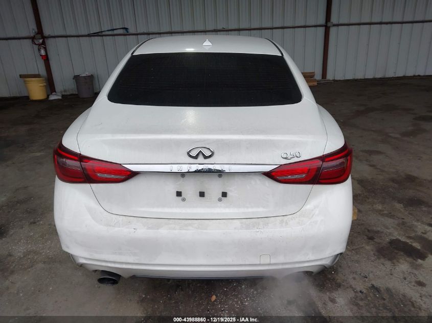 2018 Infiniti Q50 3.0T Luxe VIN: JN1EV7AP3JM357553 Lot: 43988860