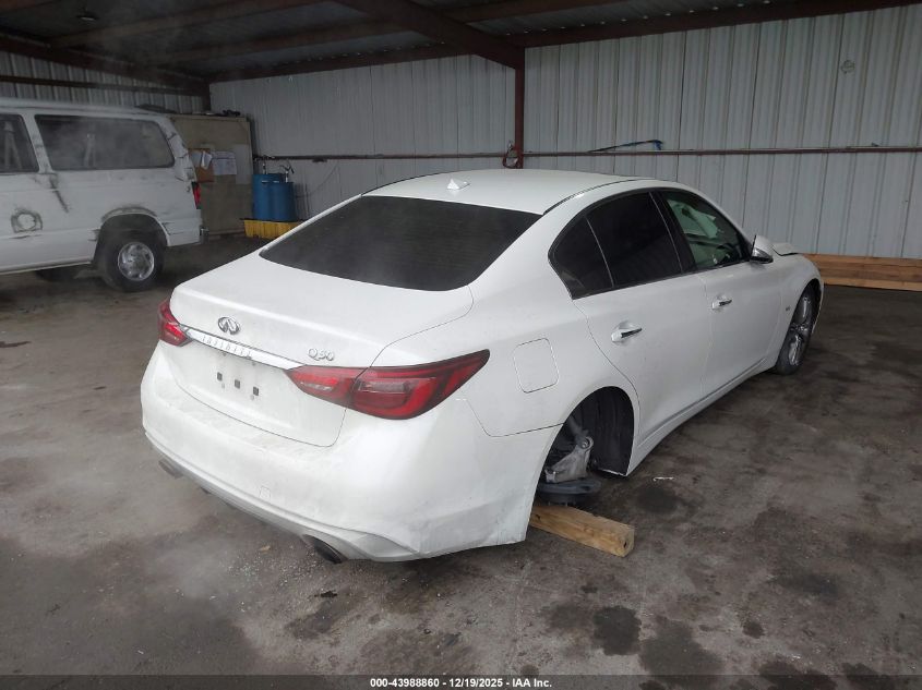2018 Infiniti Q50 3.0T Luxe VIN: JN1EV7AP3JM357553 Lot: 43988860