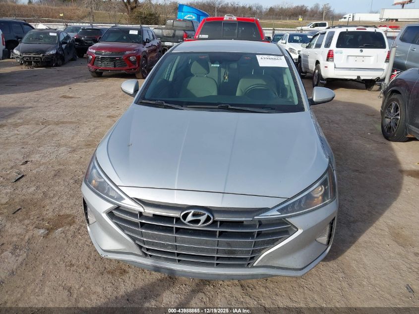 2019 Hyundai Elantra Sel VIN: 5NPD84LF6KH408221 Lot: 43988865