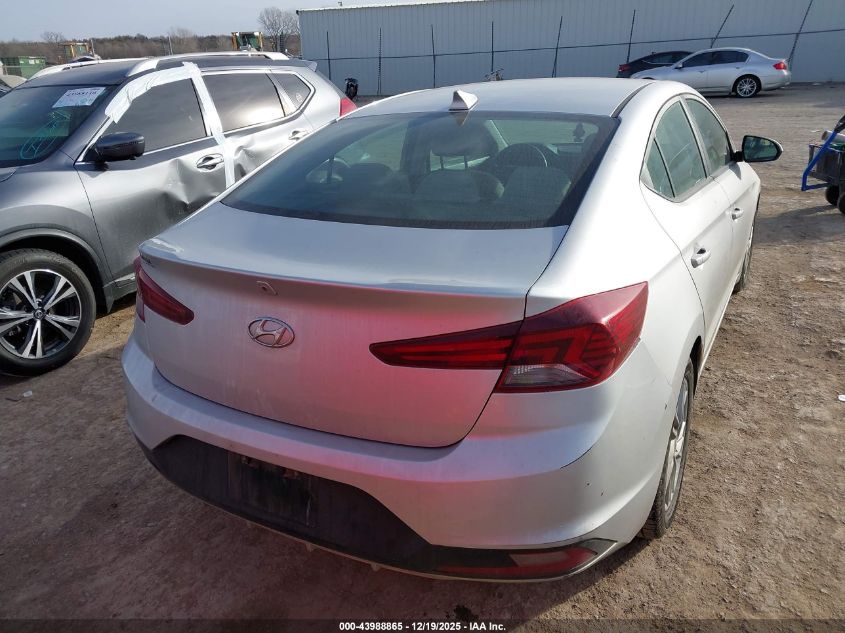 2019 Hyundai Elantra Sel VIN: 5NPD84LF6KH408221 Lot: 43988865