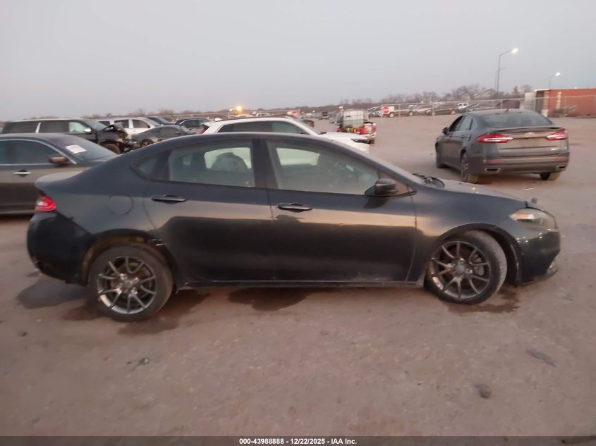 2013 Dodge Dart Sxt VIN: 1C3CDFBA5DD322842 Lot: 43988888