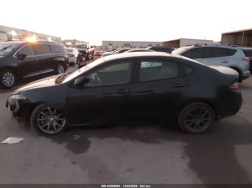 2013 Dodge Dart Sxt VIN: 1C3CDFBA5DD322842 Lot: 43988888