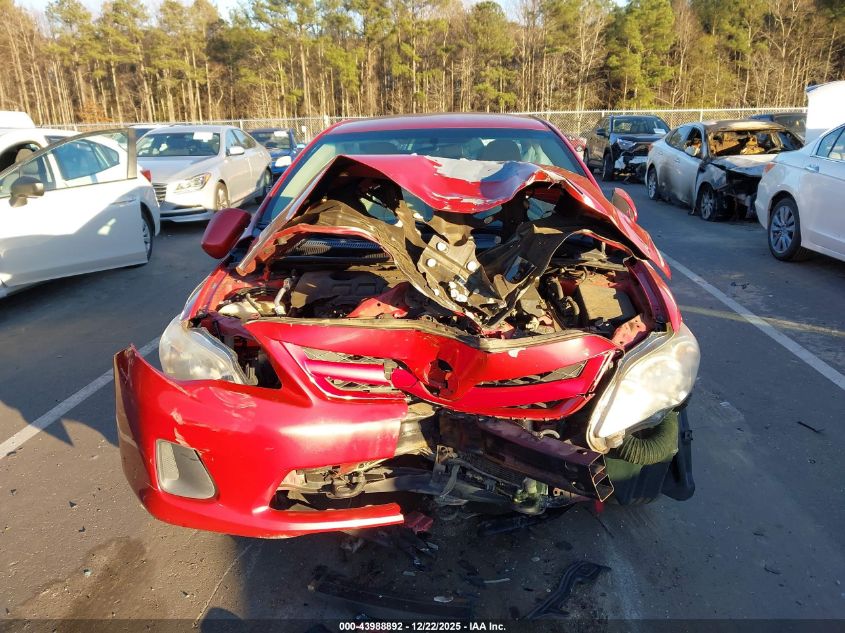 2011 Toyota Corolla Le VIN: 2T1BU4EE6BC729105 Lot: 43988892