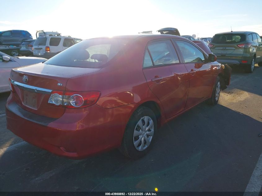 2011 Toyota Corolla Le VIN: 2T1BU4EE6BC729105 Lot: 43988892