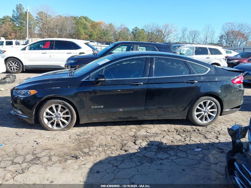 2017 Ford Fusion Hybrid Se VIN: 3FA6P0LU9HR159881 Lot: 43988905