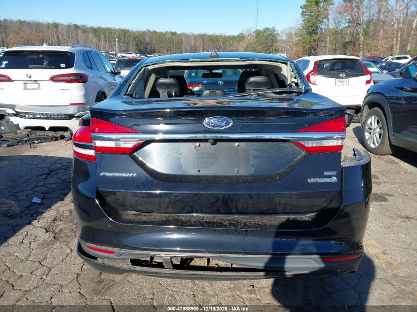 2017 Ford Fusion Hybrid Se VIN: 3FA6P0LU9HR159881 Lot: 43988905