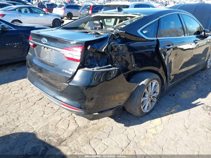 2017 Ford Fusion Hybrid Se VIN: 3FA6P0LU9HR159881 Lot: 43988905