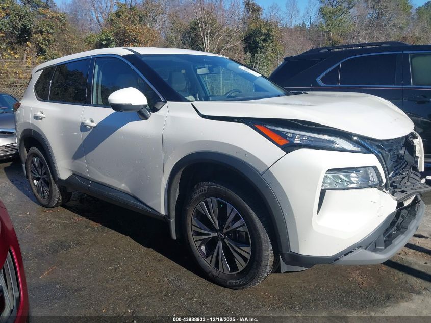 2021 Nissan Rogue Sv Fwd VIN: JN8AT3BA5MW009867 Lot: 43988933