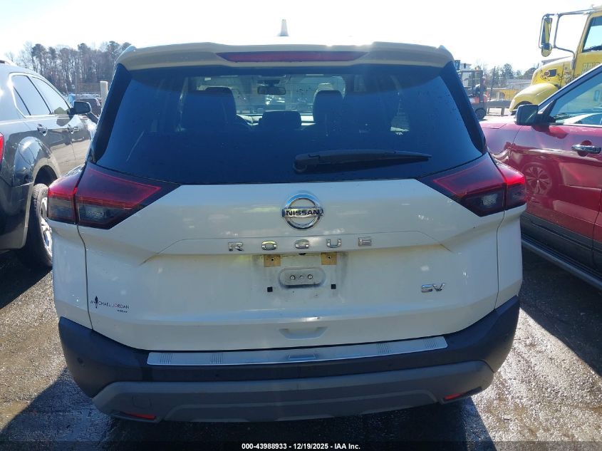 2021 Nissan Rogue Sv Fwd VIN: JN8AT3BA5MW009867 Lot: 43988933