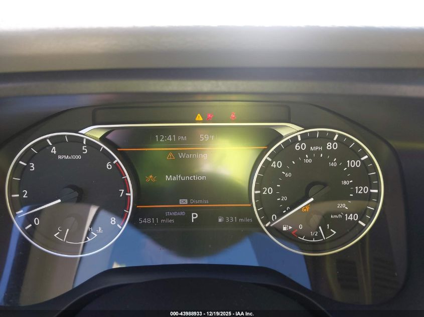 2021 Nissan Rogue Sv Fwd VIN: JN8AT3BA5MW009867 Lot: 43988933