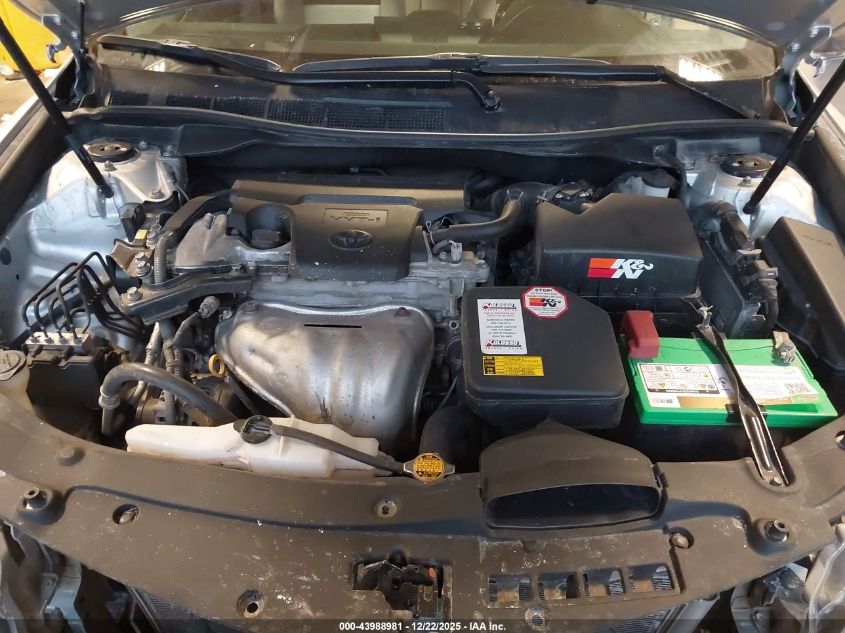 2012 Toyota Camry Le VIN: 4T4BF1FK3CR230586 Lot: 43988981