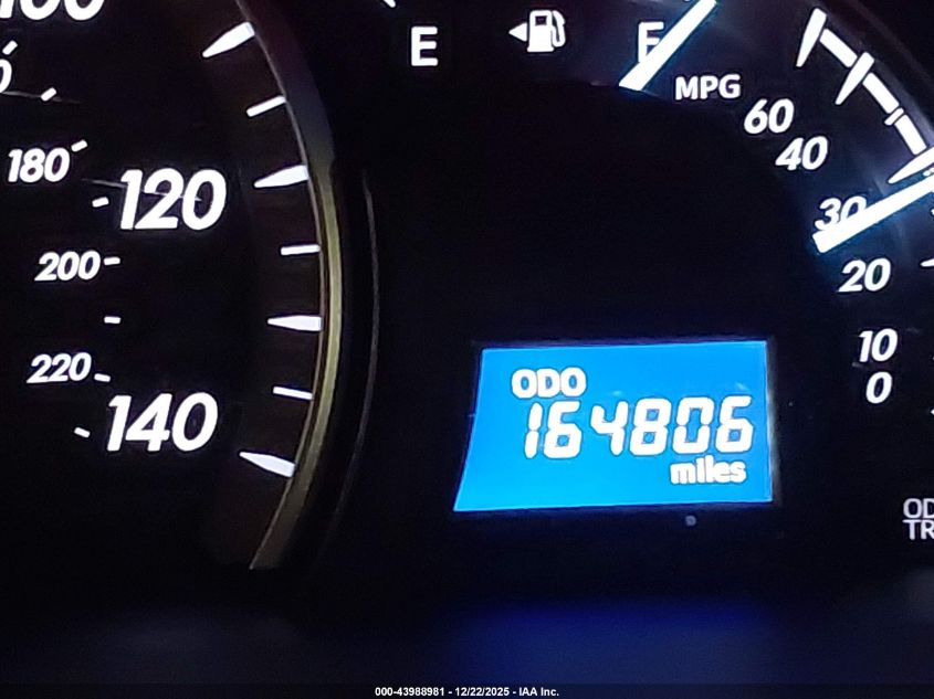 2012 Toyota Camry Le VIN: 4T4BF1FK3CR230586 Lot: 43988981