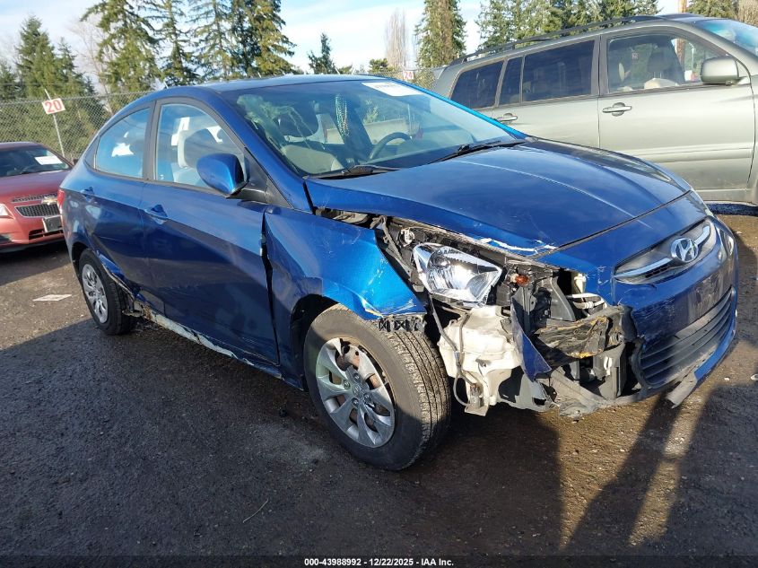 2017 Hyundai Accent Se VIN: KMHCT4AE5HU205609 Lot: 43988992