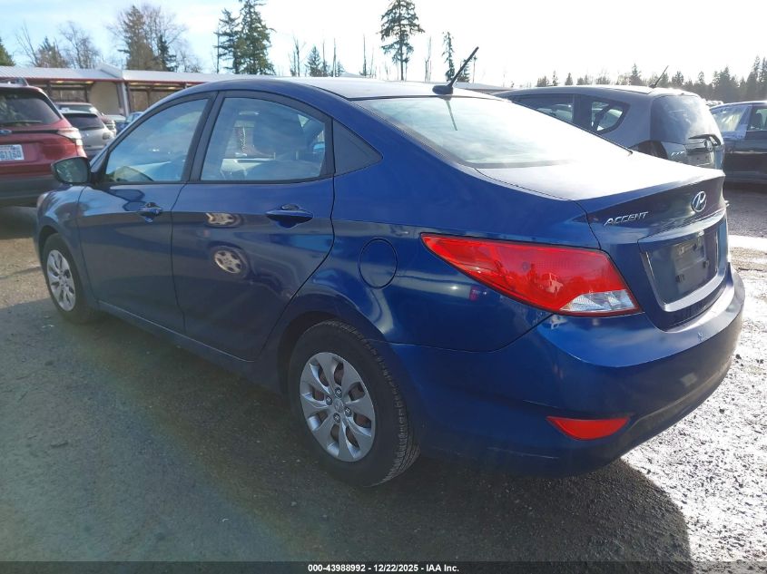 2017 Hyundai Accent Se VIN: KMHCT4AE5HU205609 Lot: 43988992