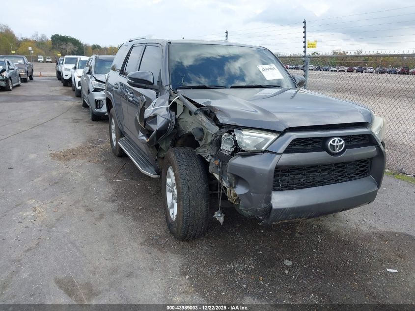 2016 Toyota 4Runner Sr5 Premium VIN: JTEZU5JR4G5128756 Lot: 43989003