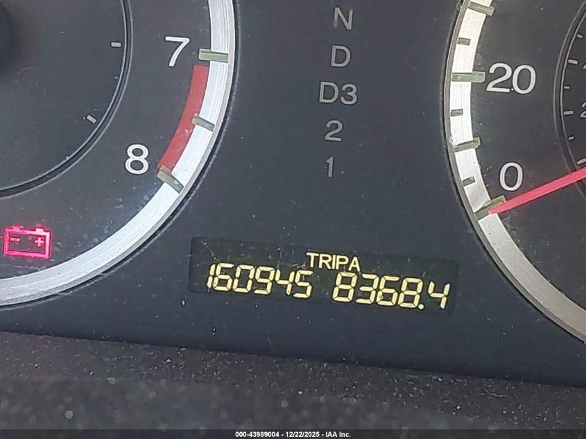 2009 Honda Accord 2.4 Ex-L VIN: 1HGCS12829A001238 Lot: 43989004