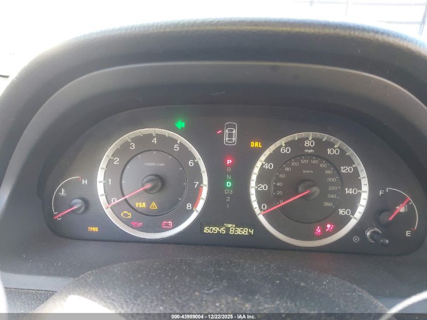 2009 Honda Accord 2.4 Ex-L VIN: 1HGCS12829A001238 Lot: 43989004