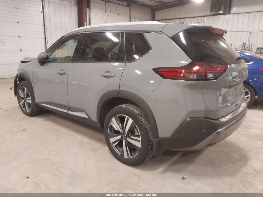 2022 Nissan Rogue Sl Intelligent Awd VIN: 5N1BT3CB3NC693646 Lot: 43989010