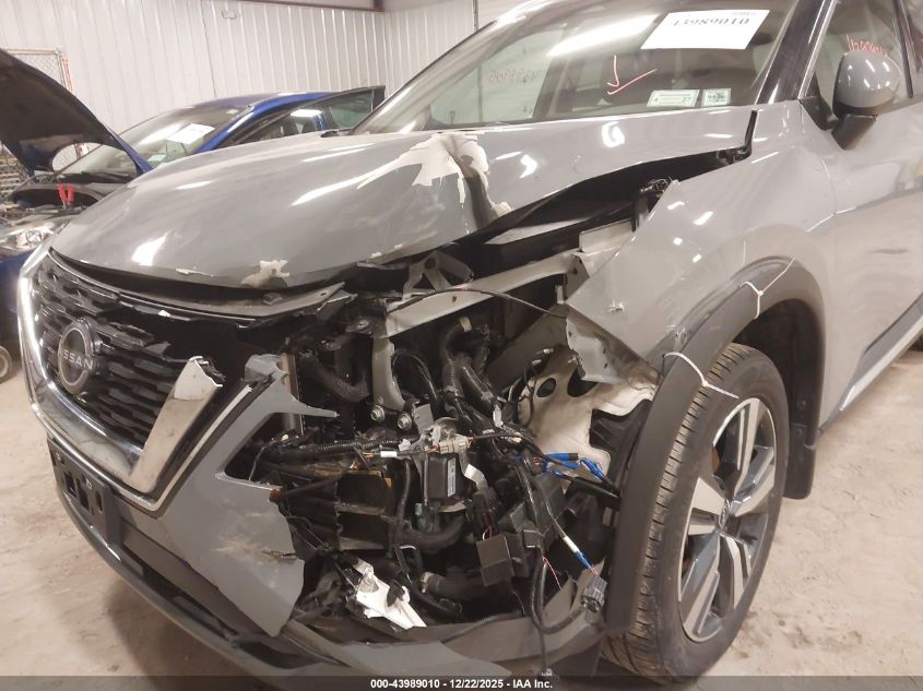 2022 Nissan Rogue Sl Intelligent Awd VIN: 5N1BT3CB3NC693646 Lot: 43989010