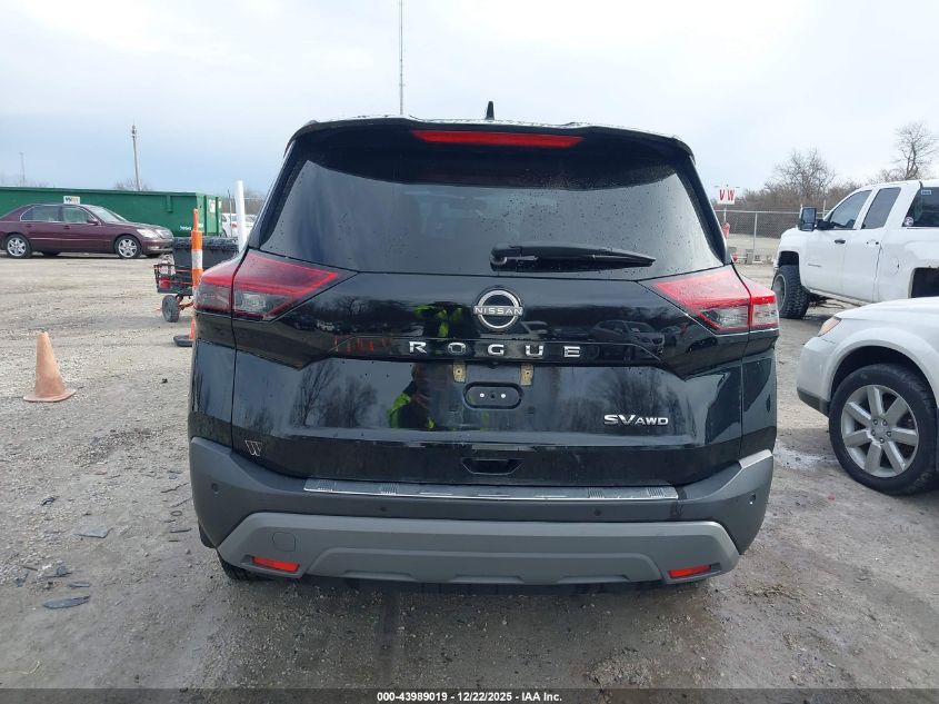 2023 Nissan Rogue Sv Intelligent Awd VIN: 5N1BT3BB5PC763698 Lot: 43989019