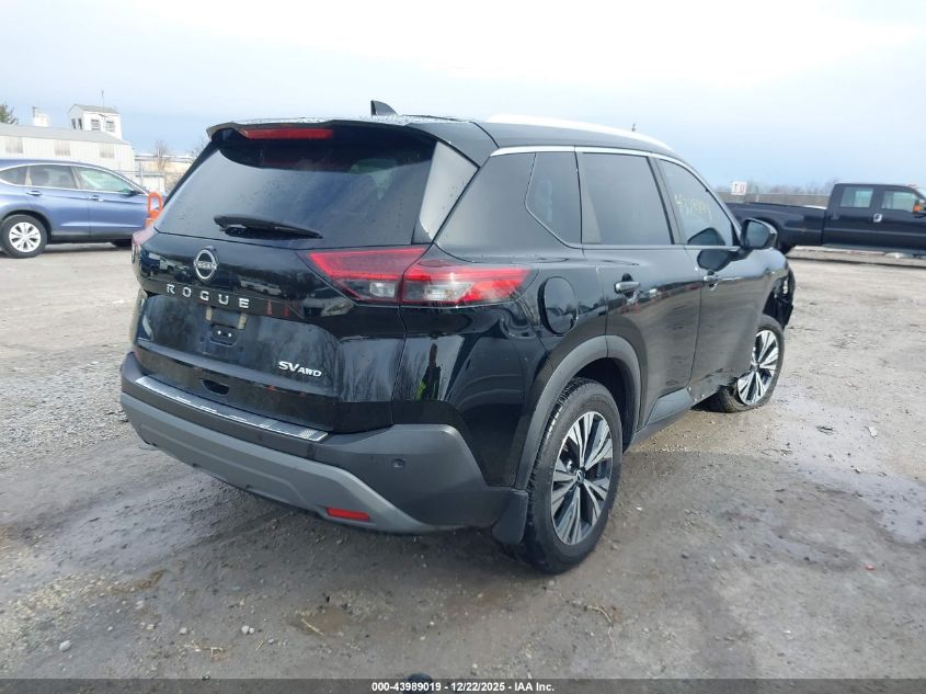 2023 Nissan Rogue Sv Intelligent Awd VIN: 5N1BT3BB5PC763698 Lot: 43989019