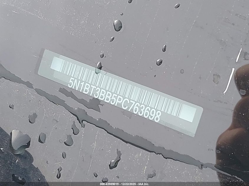 2023 Nissan Rogue Sv Intelligent Awd VIN: 5N1BT3BB5PC763698 Lot: 43989019