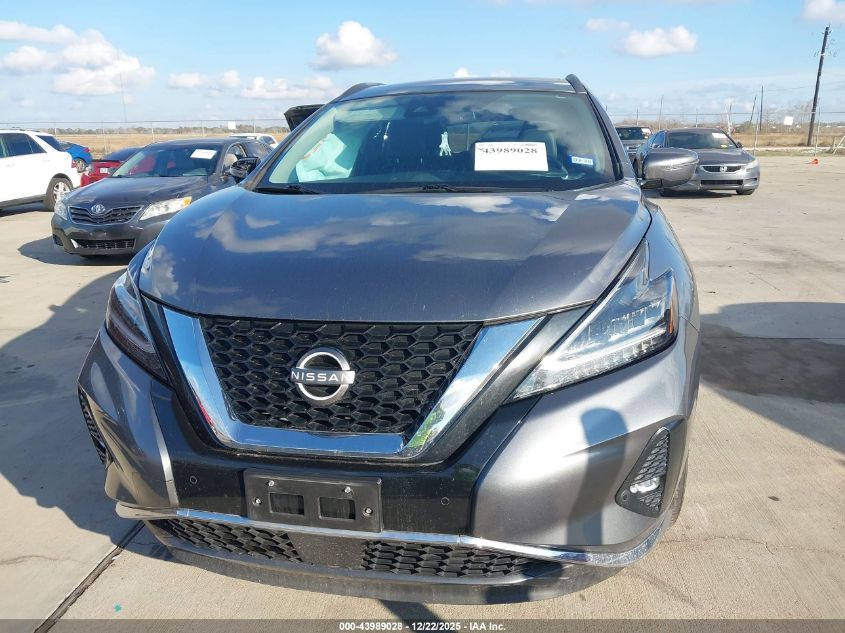 2023 Nissan Murano Sv Fwd VIN: 5N1AZ2BJ0PC126262 Lot: 43989028