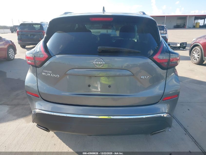 2023 Nissan Murano Sv Fwd VIN: 5N1AZ2BJ0PC126262 Lot: 43989028