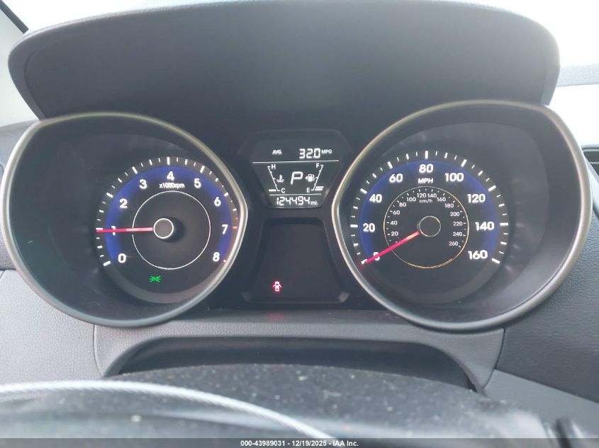 2015 Hyundai Elantra Se VIN: 5NPDH4AE7FH566230 Lot: 43989031