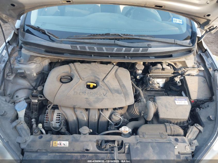 2015 Hyundai Elantra Se VIN: KMHDH4AE2FU254222 Lot: 43989039