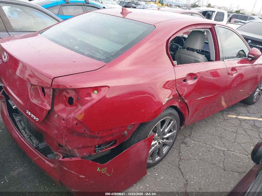 2013 Lexus Gs 350 VIN: JTHBE1BL2D5006364 Lot: 43989041
