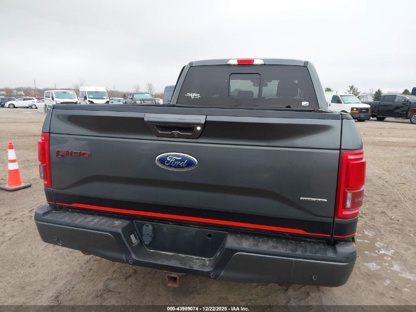 2016 Ford F-150 Lariat VIN: 1FTFW1EF4GFB52852 Lot: 43989074