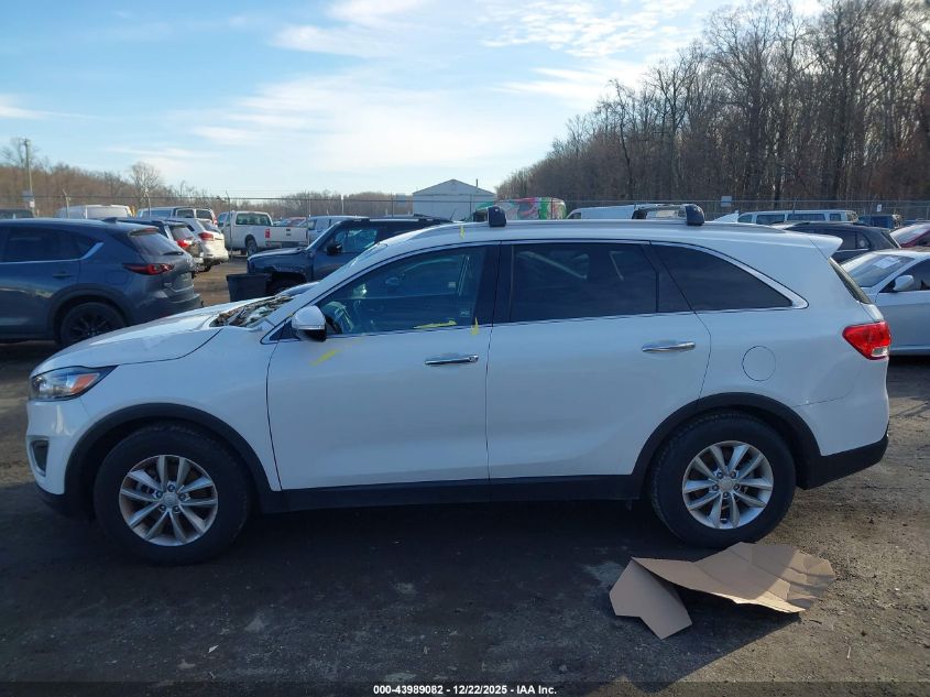 2018 Kia Sorento 2.4L Lx VIN: 5XYPG4A37JG416195 Lot: 43989082