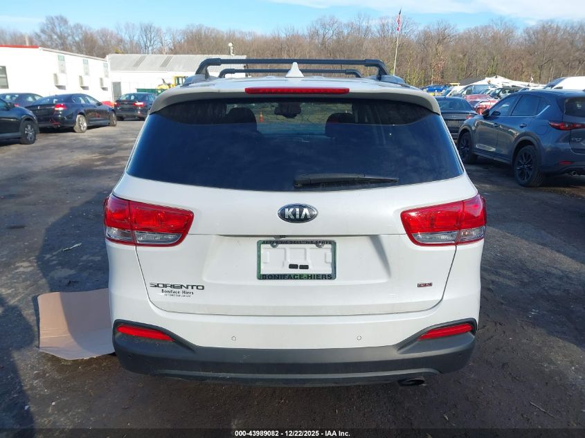 2018 Kia Sorento 2.4L Lx VIN: 5XYPG4A37JG416195 Lot: 43989082