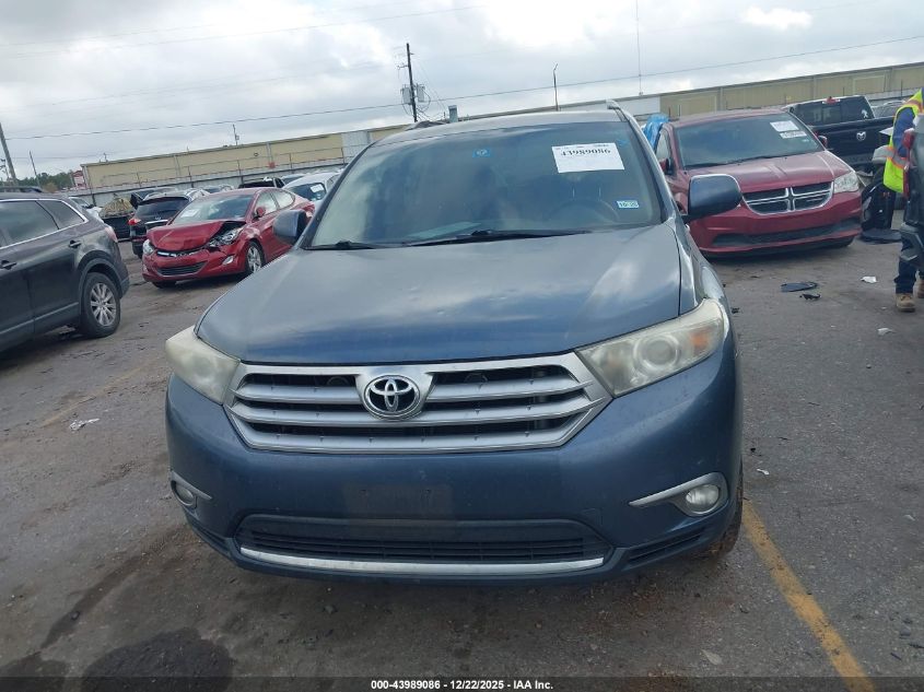 2013 Toyota Highlander Se V6 VIN: 5TDZK3EH4DS117679 Lot: 43989086