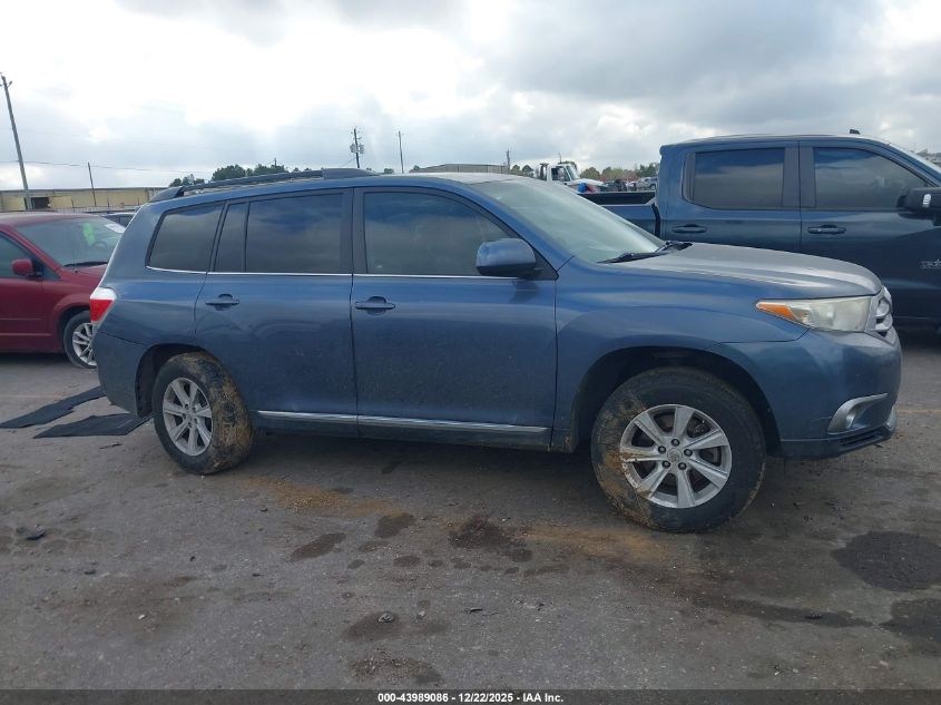 2013 Toyota Highlander Se V6 VIN: 5TDZK3EH4DS117679 Lot: 43989086