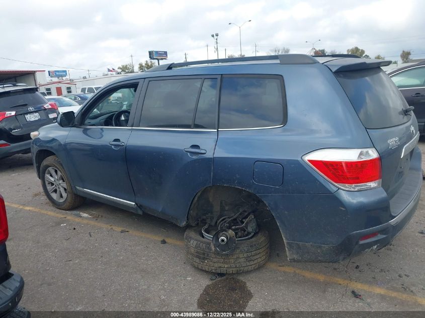 2013 Toyota Highlander Se V6 VIN: 5TDZK3EH4DS117679 Lot: 43989086