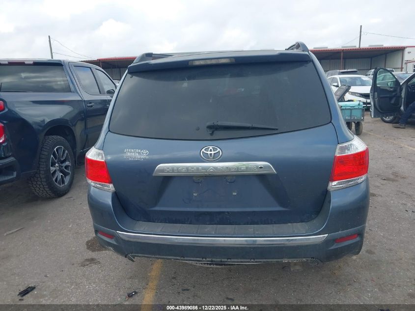 2013 Toyota Highlander Se V6 VIN: 5TDZK3EH4DS117679 Lot: 43989086