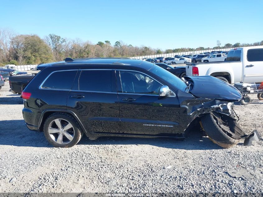 2014 Jeep Grand Cherokee Overland VIN: 1C4RJECG9EC351344 Lot: 43989091