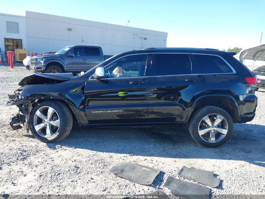 2014 Jeep Grand Cherokee Overland VIN: 1C4RJECG9EC351344 Lot: 43989091